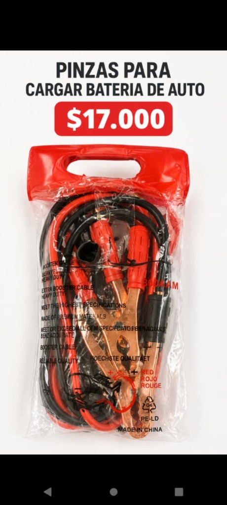 Pinza bateria