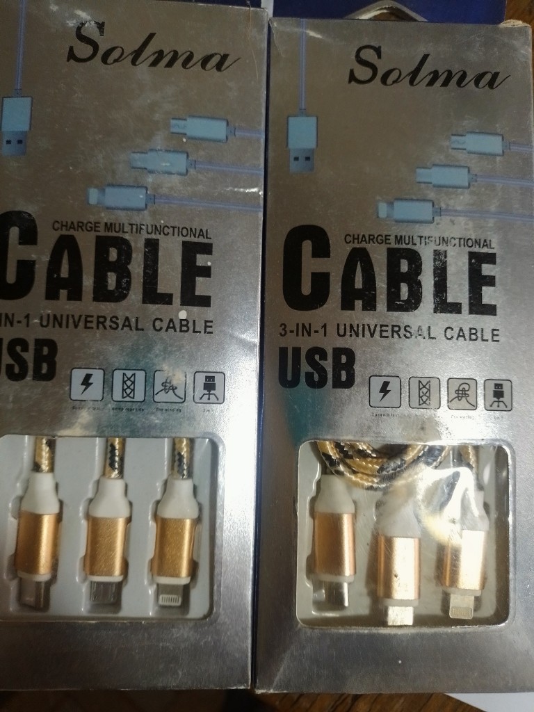 Cable 3 en 1