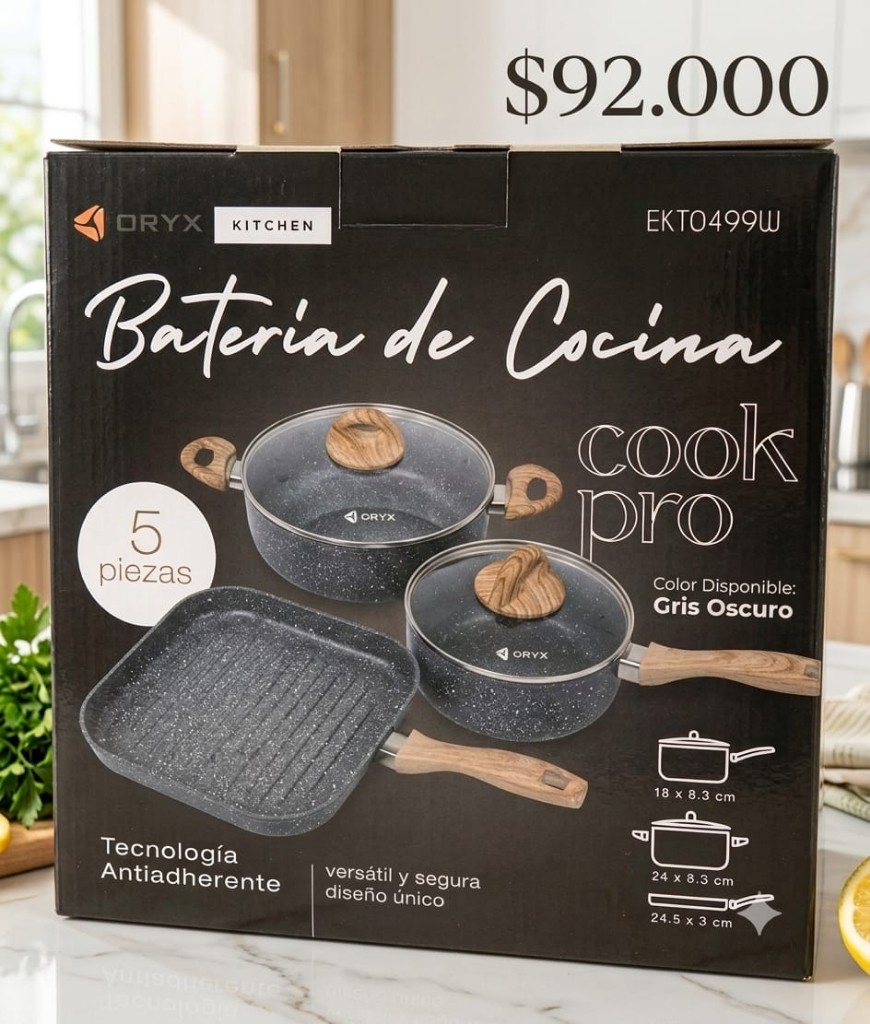 Bateria de cocina 5p