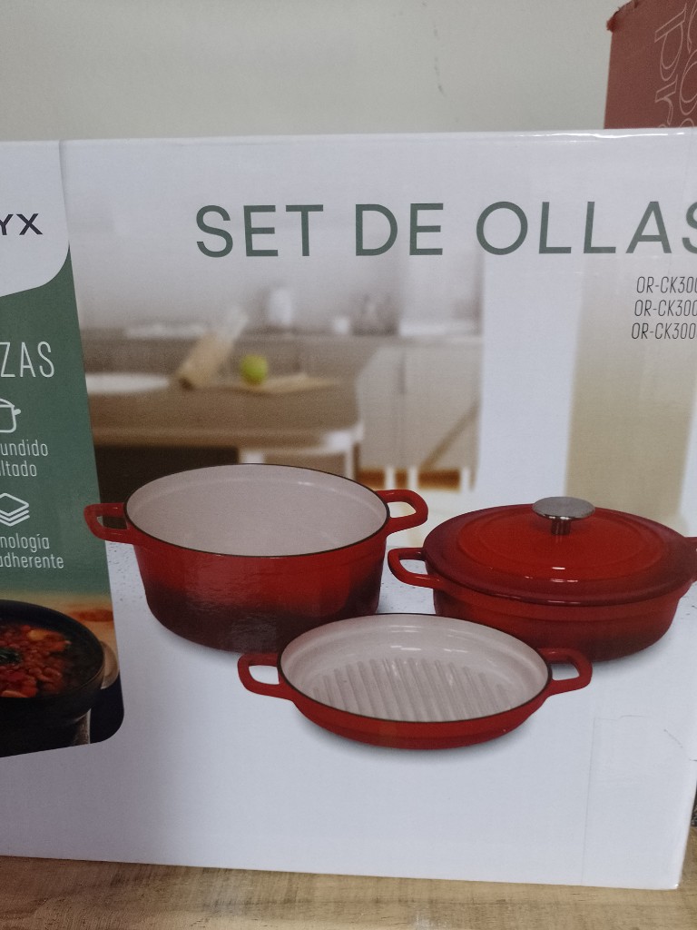 Set de ollas de hierro
