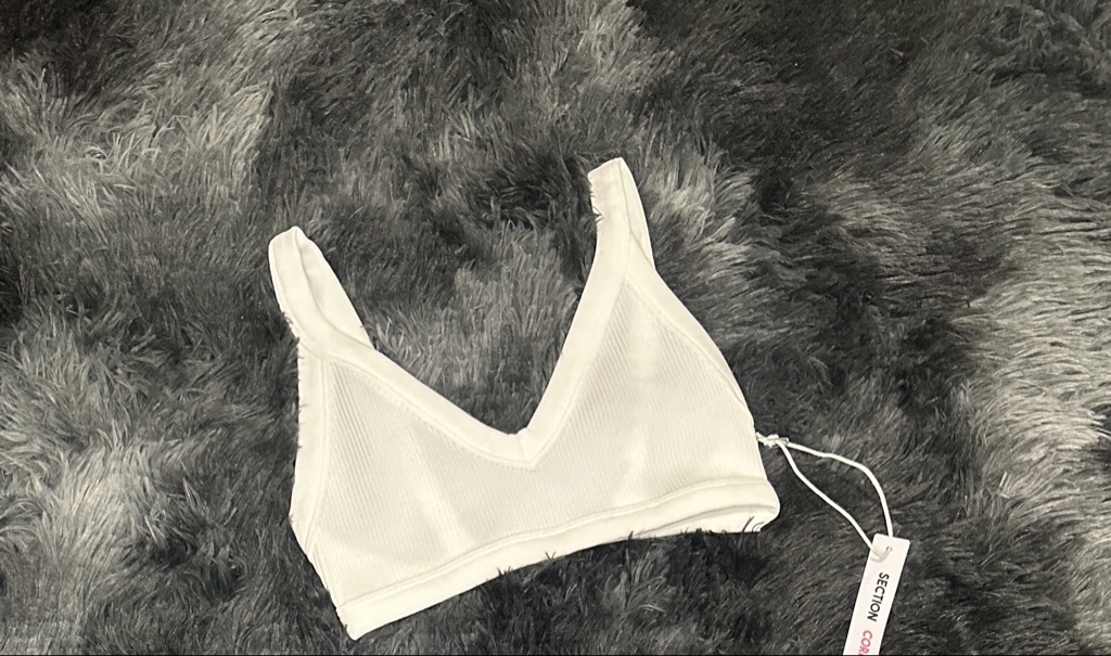 Crop top ANWND blanco