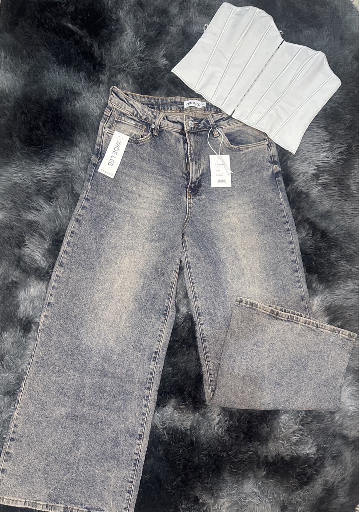 Jeans wide leg TESORO