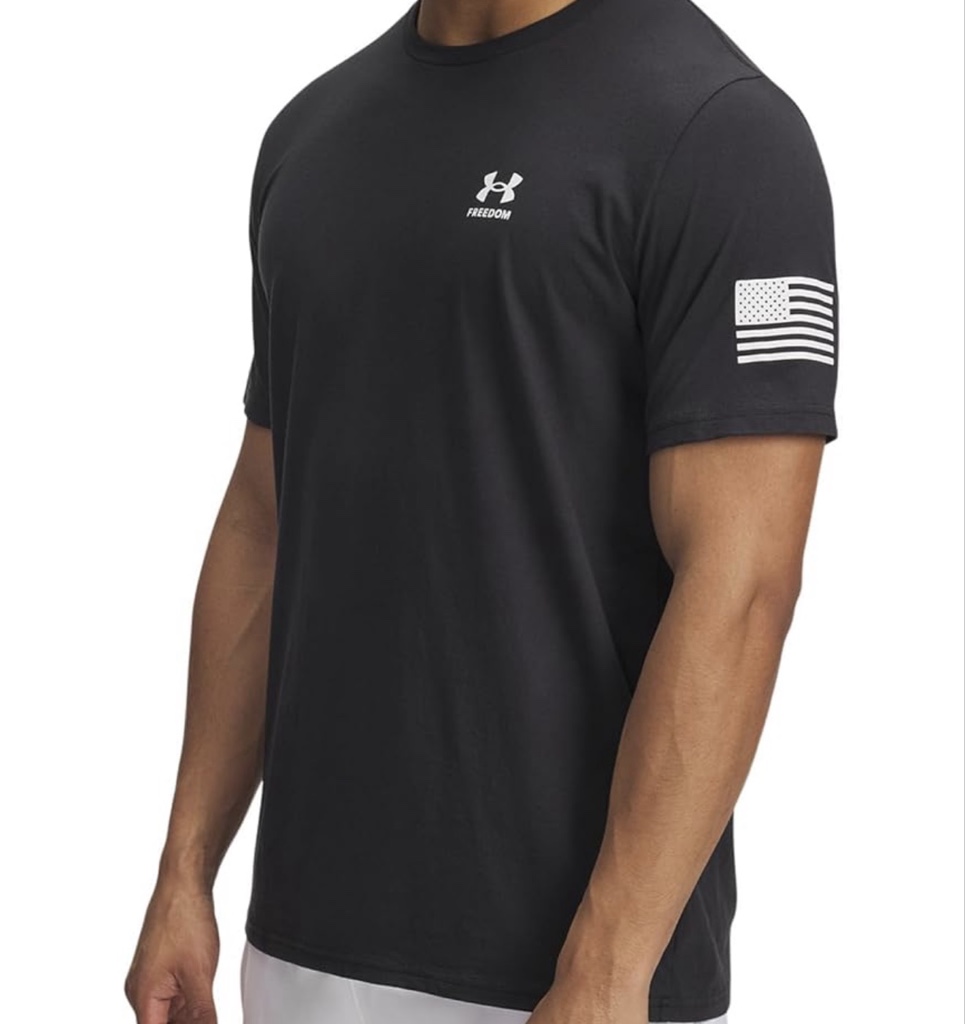 Under Armour camiseta negra Freedom