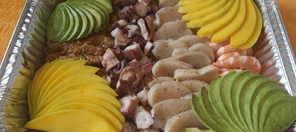 Botana de Mariscos mixtos