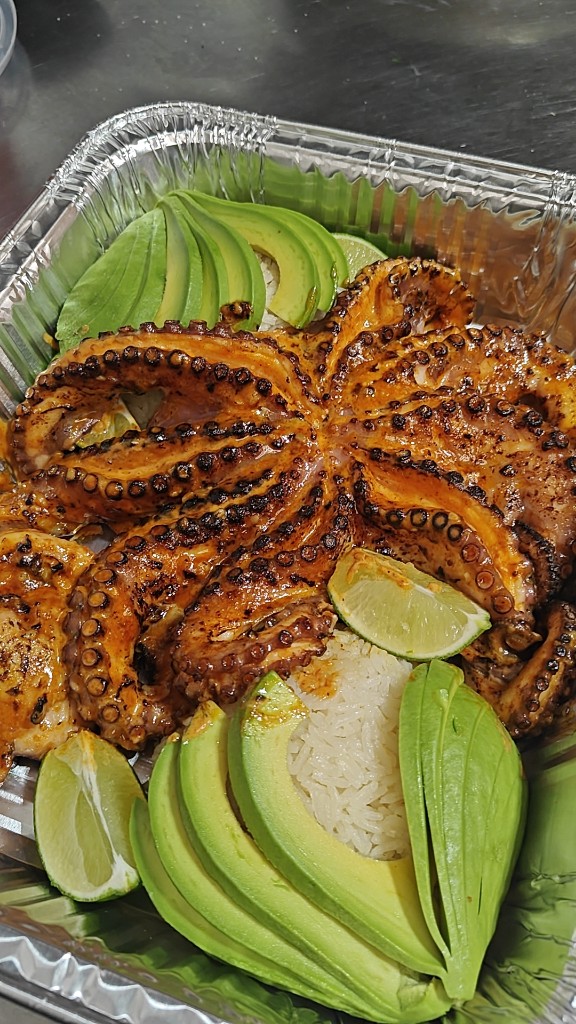 Pulpo Zarandeado