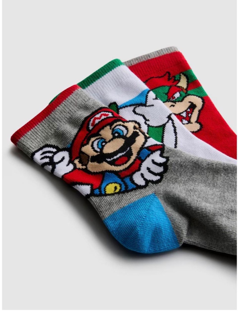Pack x3 Medias Mario Bros