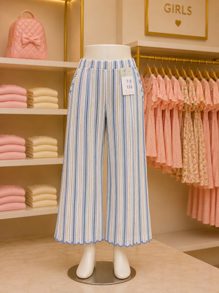 Pantalón rayas azul