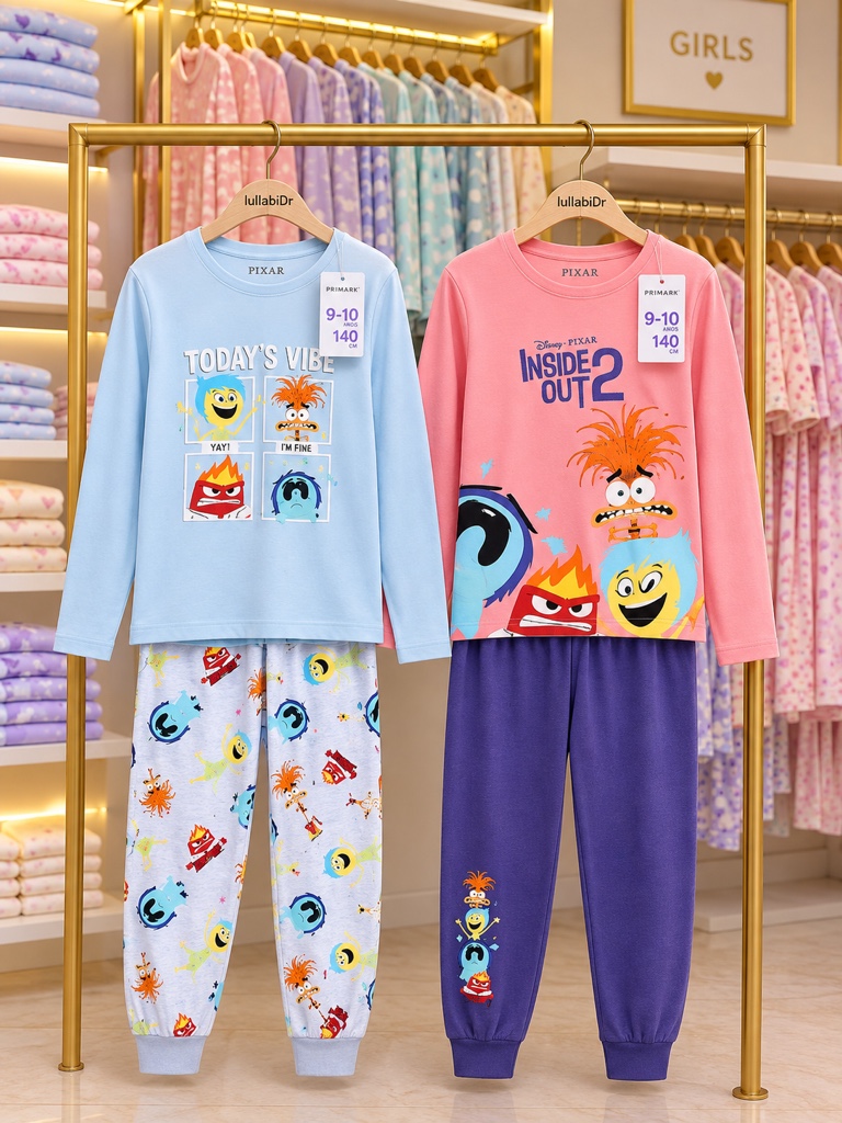 Disney Pixar pijama niña x 2 Und.