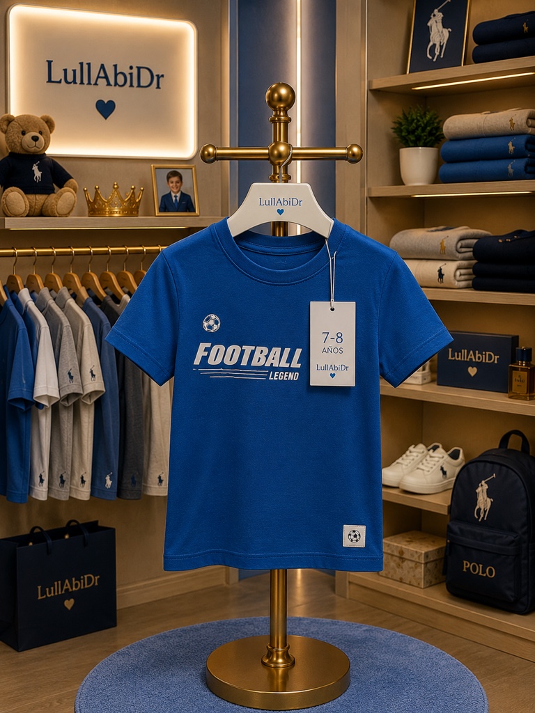Camiseta azul Football