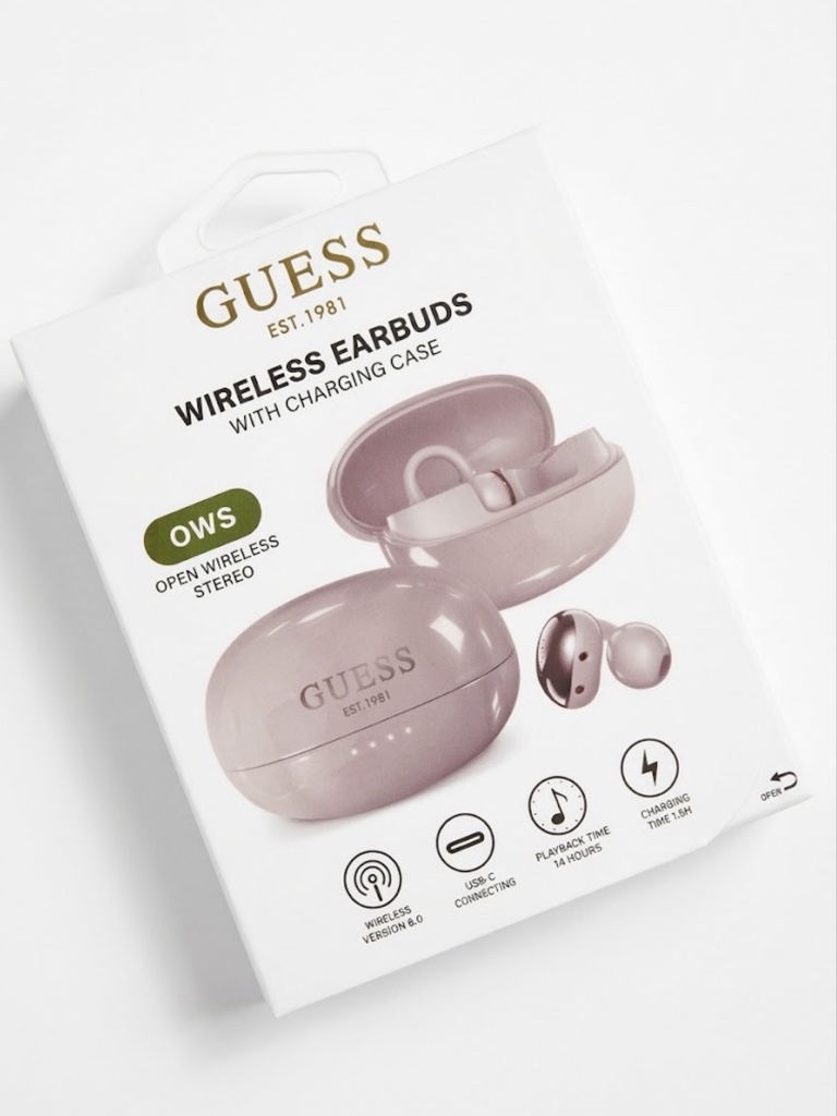 GUESS audifonos rosa