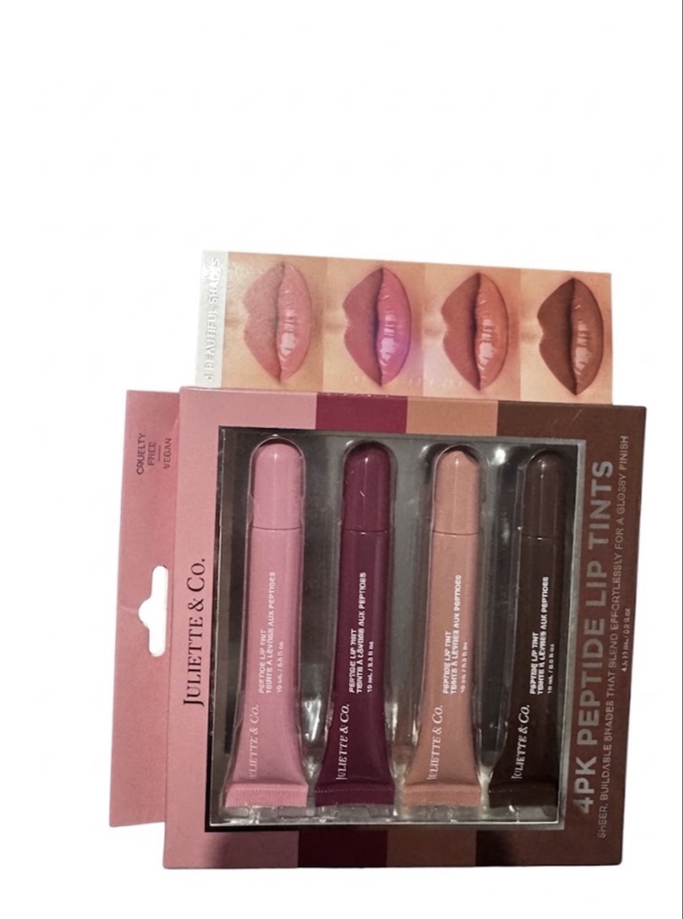 Juliette & Co. Lip Tints 4 pzas