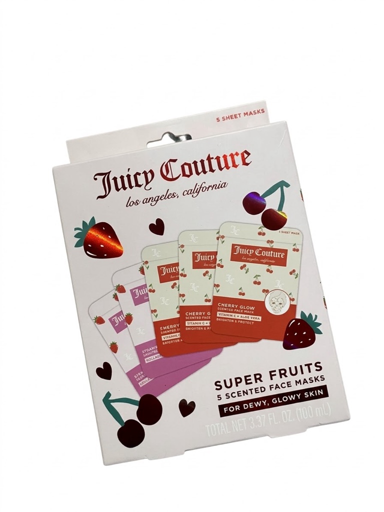 Juicy Couture mascarillas faciales frutas