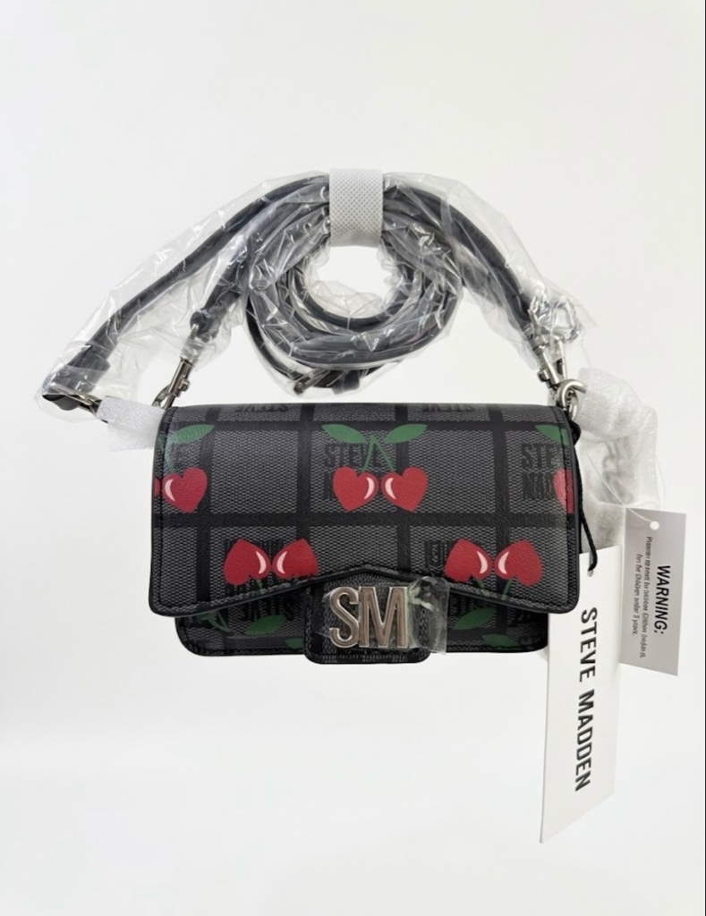 Bolso mini Steve Madden color negro estampado 🍒