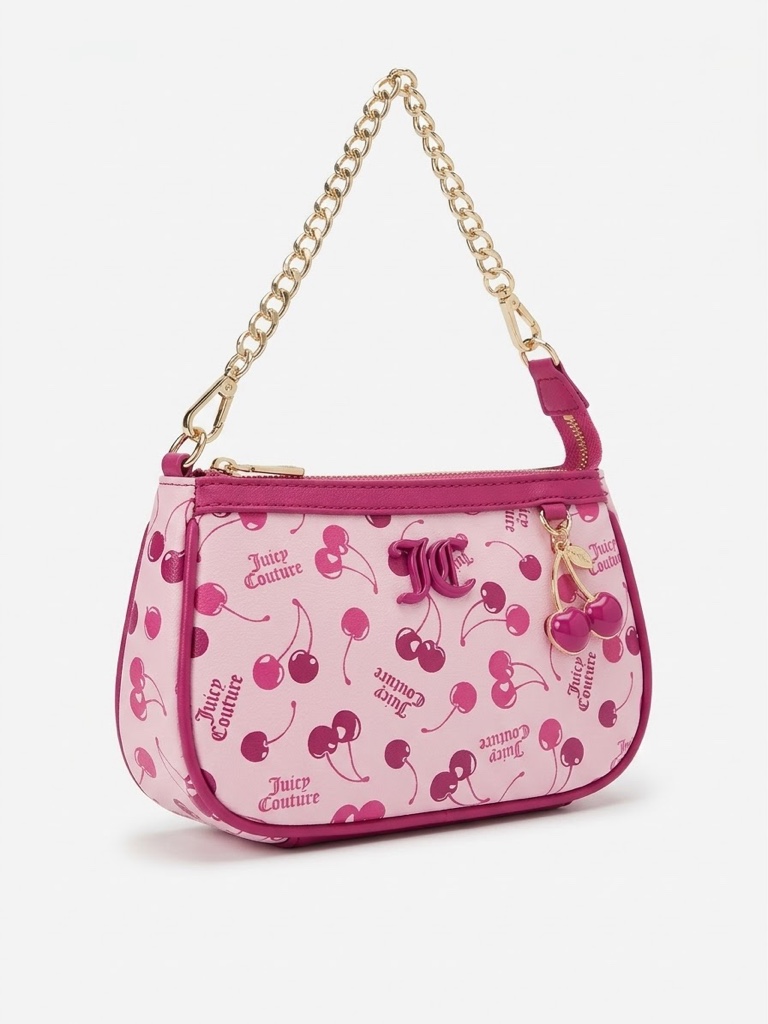Juicy Couture bolsa rosa cereza