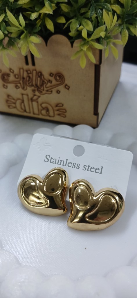 Maxi zarcillos corazón