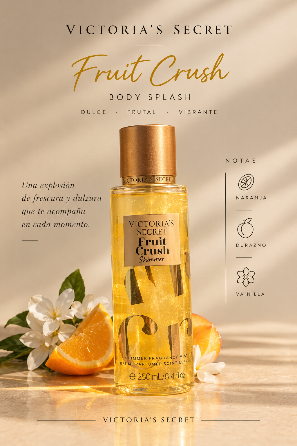 Victoria's Secret Fruit Crush Body Splash Shimmer 250 mL