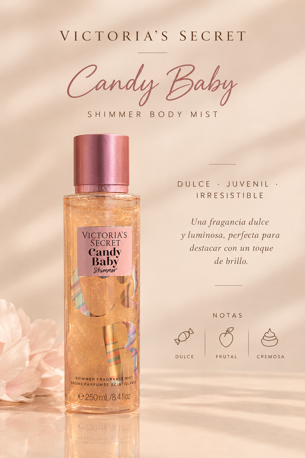 Victoria's Secret Candy Baby Shimmer Body Mist 250 mL