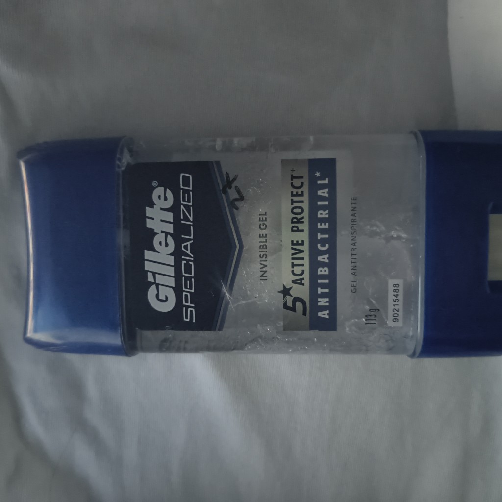 Gillette gel antitranspirante