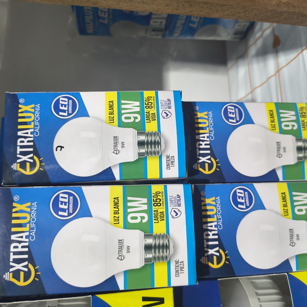 Extralux bombillo LED blanco 9W