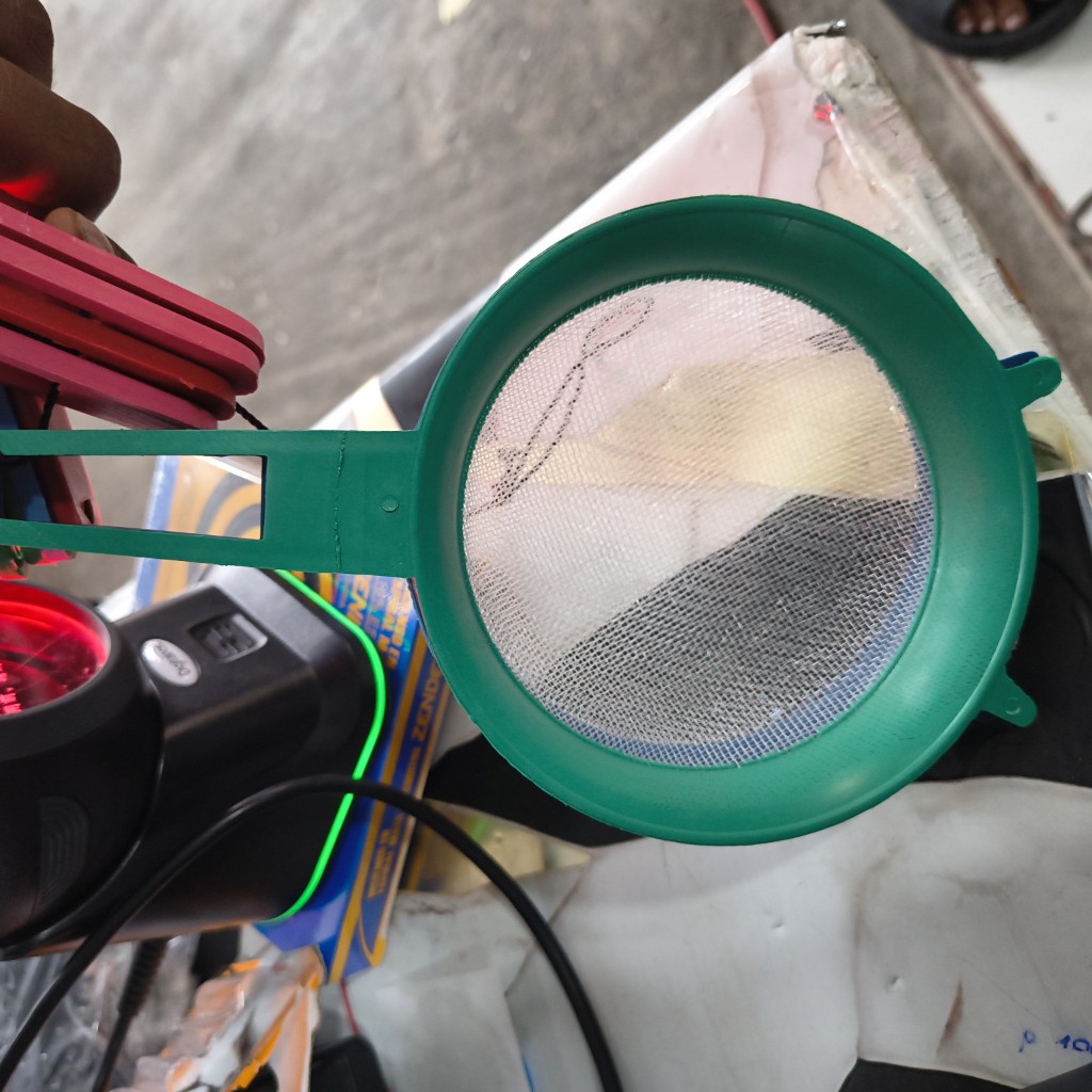 Colador verde plastico