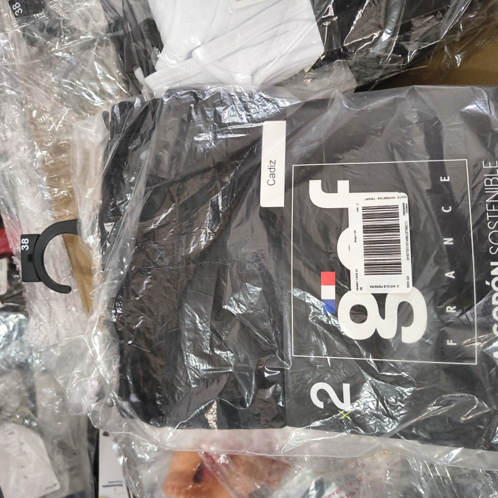 Camisilla get negraT. 38