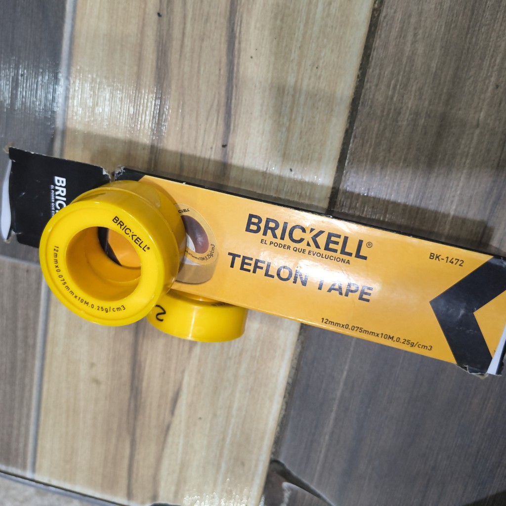 Brickell teflon tape amarillo