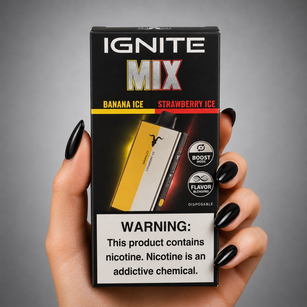 Ignite VMIX 40K — Banana Ice + Strawberry Ice