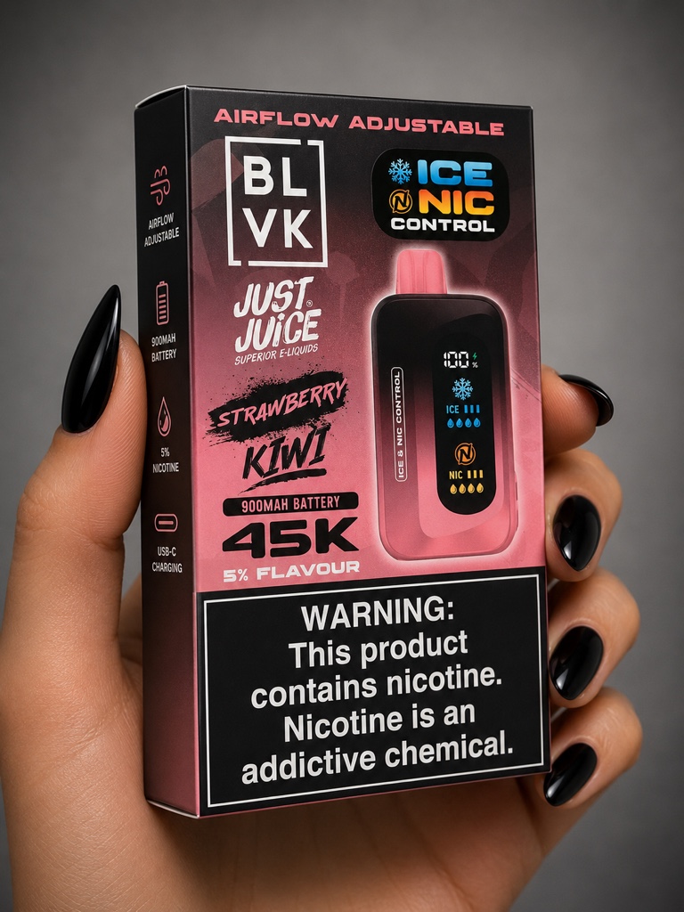BLVK 45K Puffs – Strawberry kiwi