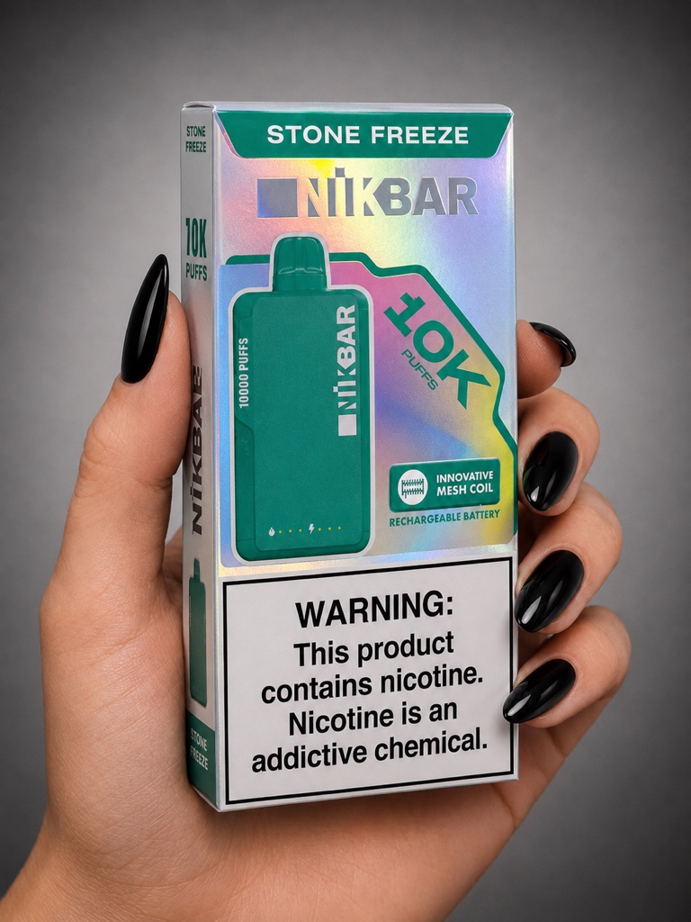Nikbar 10 Mil Puffs – Stone Freeze