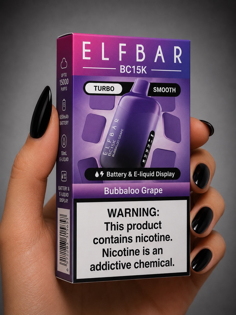 Elfbar BC 15K — Bubbaloo Grape