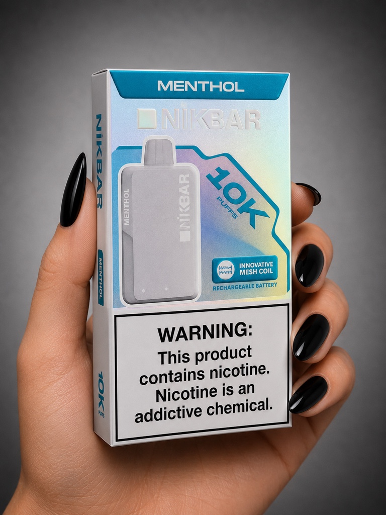 Nikbar 10 Mil Puffs – Menthol