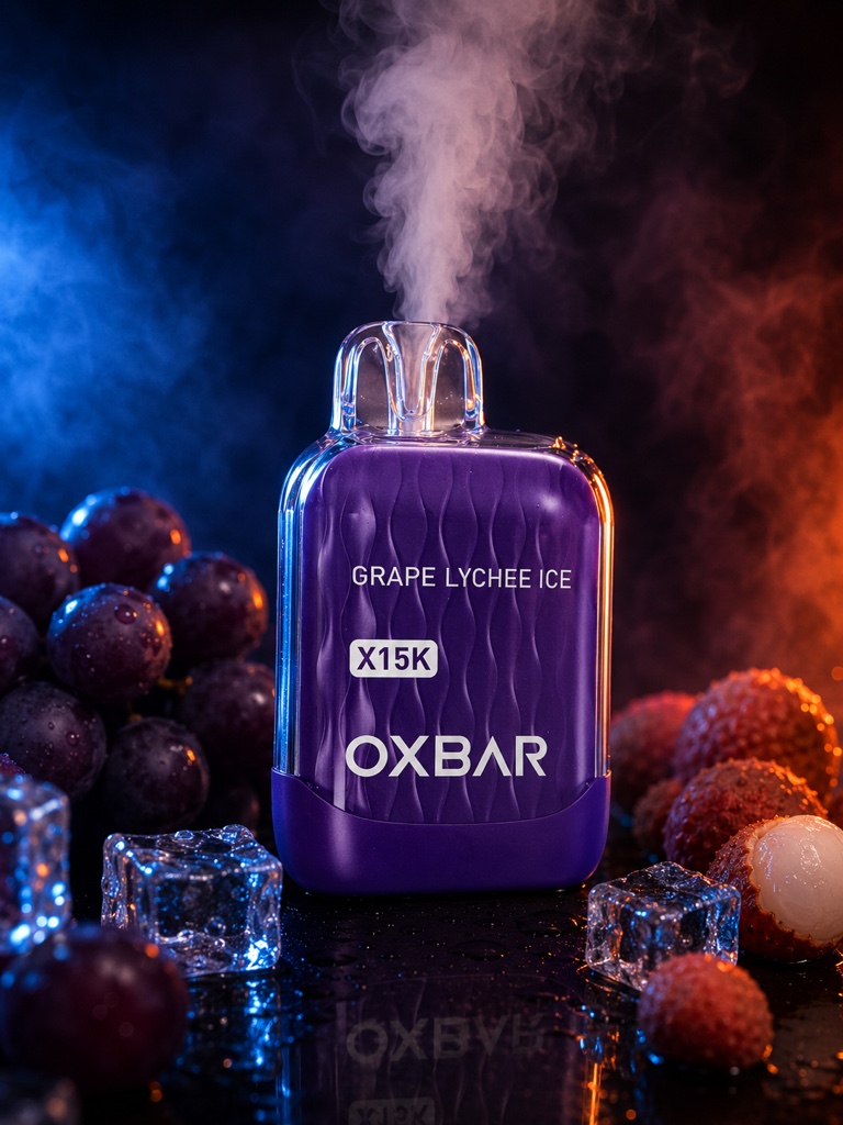 Oxbar 15 mil puffs Grape Lychee Ice