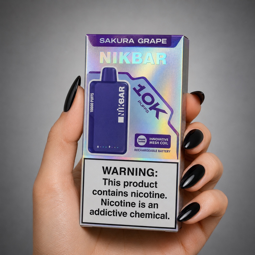 Nikbar 10 Mil Puffs – Sakura Grape