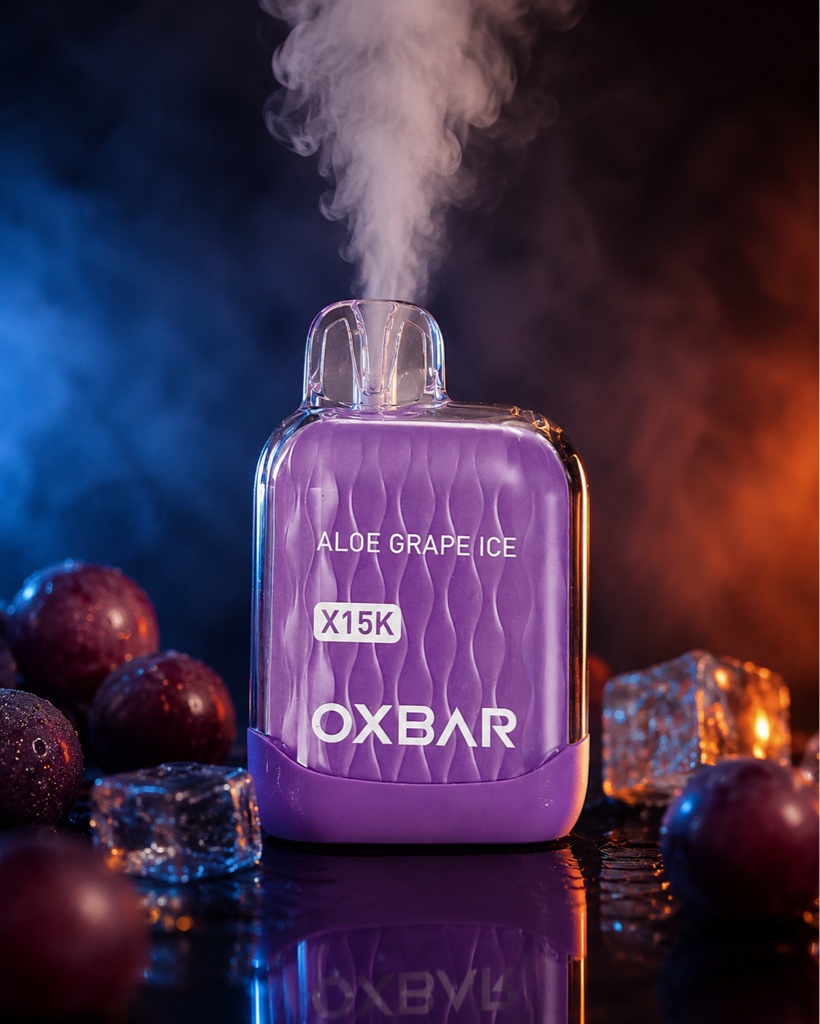 Oxbar 15 mil puffs Aloe Grape ice