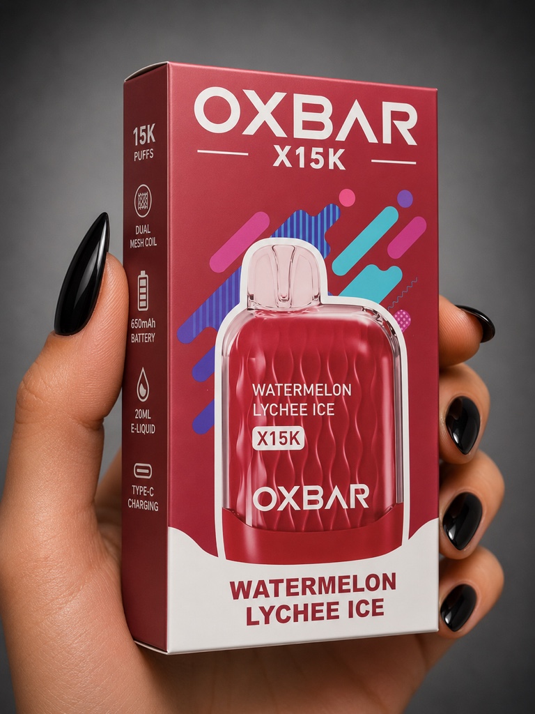 Oxbar 15 mil puffs Watermelon Lychee Ice
