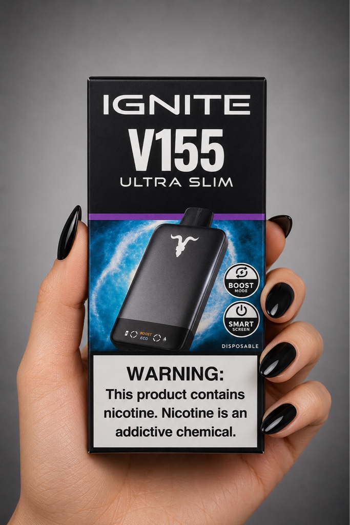 Ignite V155 Ultra Slim — Black Menthol