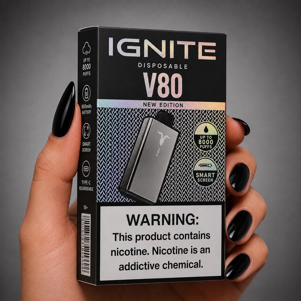 Ignite 8 Mil Puffs – Black Watermelon ice