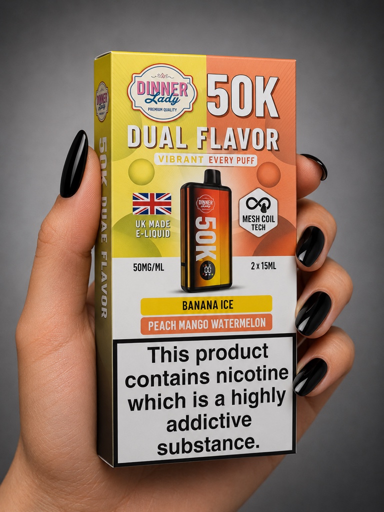 Dinner 50 Mil Puffs – Banana ice Peach Mango Watermelon
