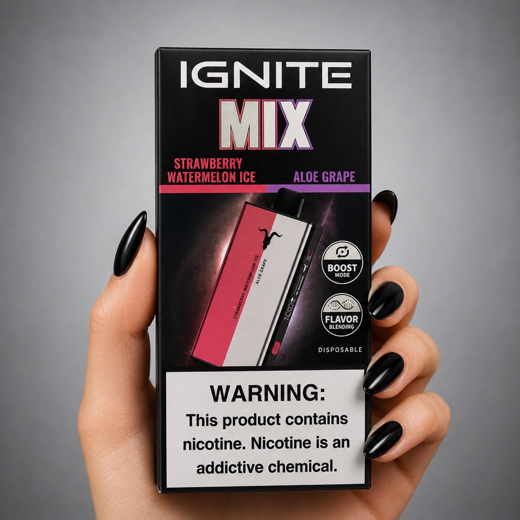 Ignite VMIX 40K — Aloe Grape + Strawberry Water Ice