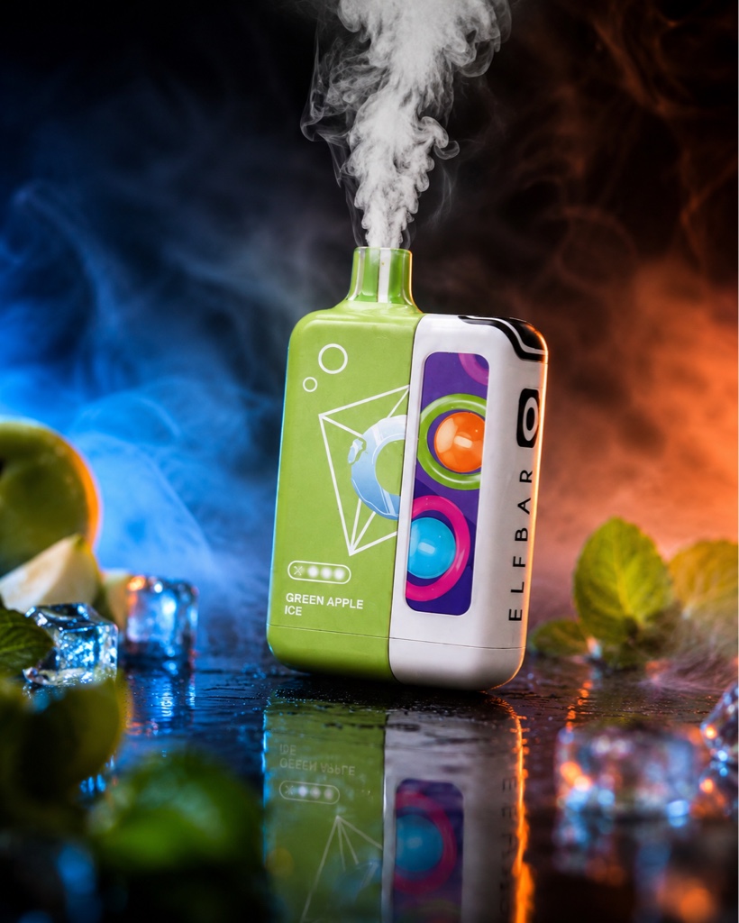 Elfbar kit 25 mil Green Apple ice
