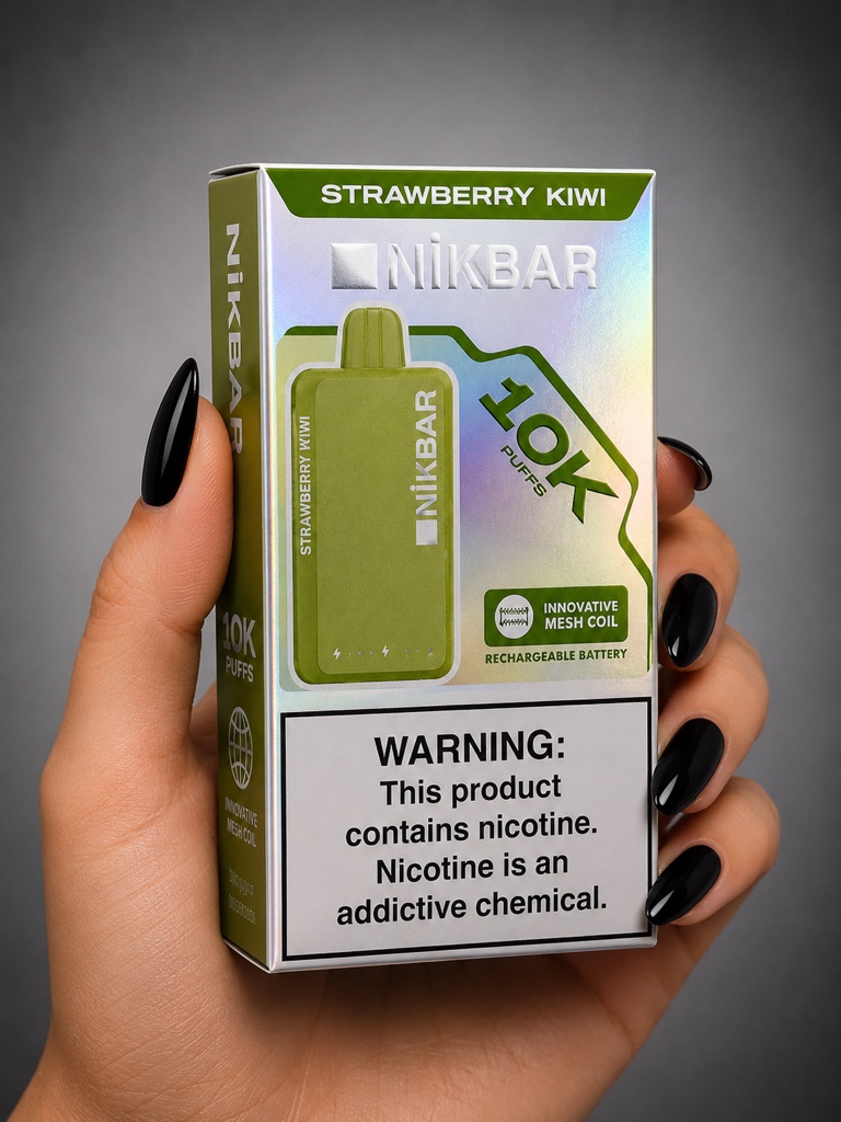 Nikbar 10 Mil Puffs – Strawberry Kiwi