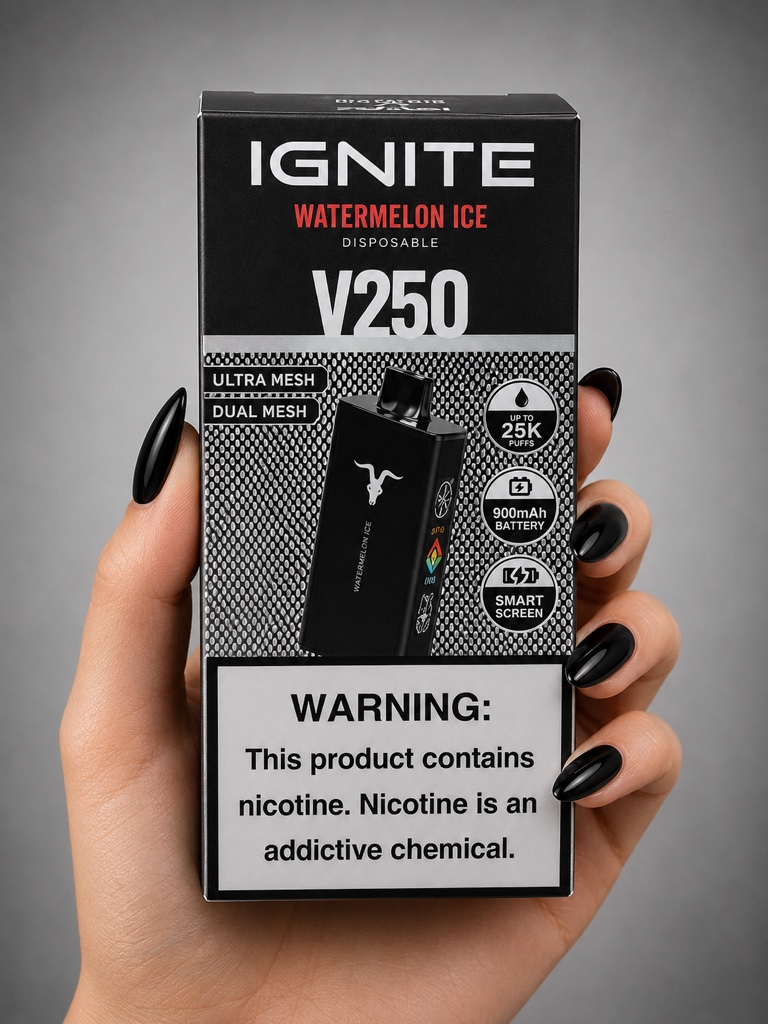 Ignite V250 Black 25K — Watermelon Ice