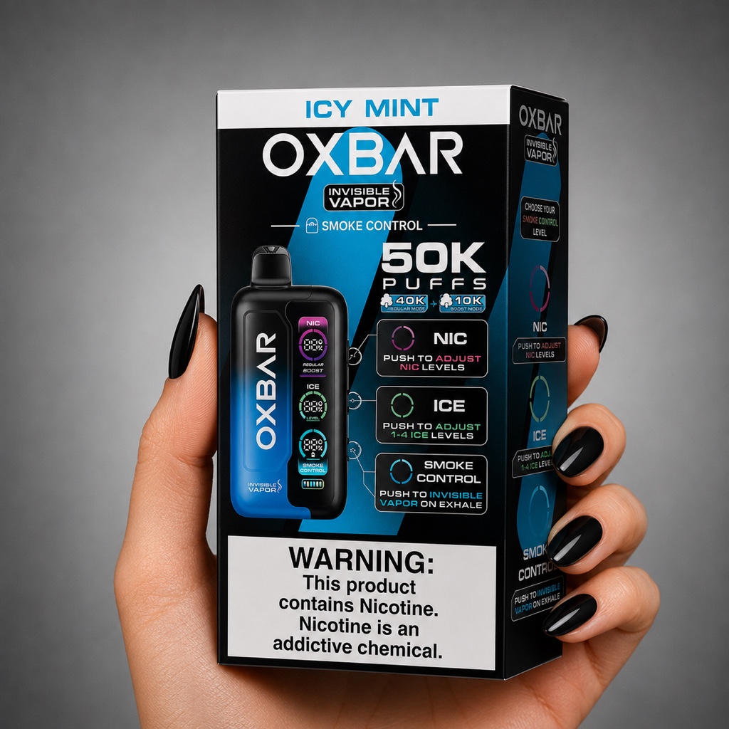 Oxbar 50K Invis Vapor — Icy Mint