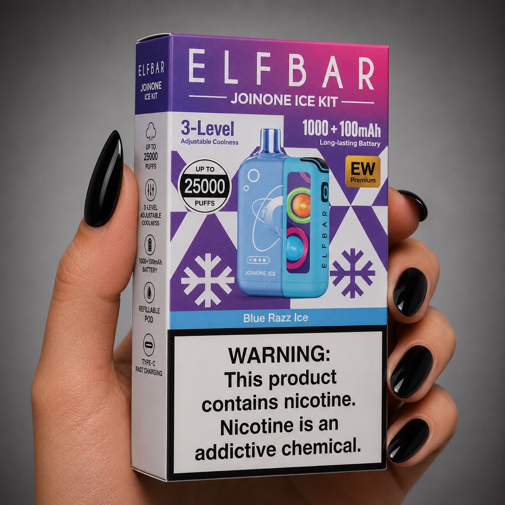 Elfbar kit 25 mil Blue razz ice