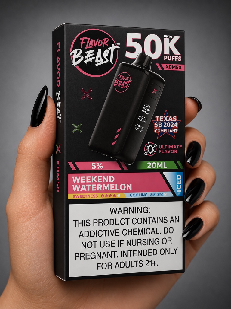 Flavor 50 mil puffs Weekend watermelon