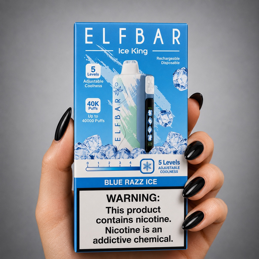 Elfbar Ice King 40K — Blue Razz Ice