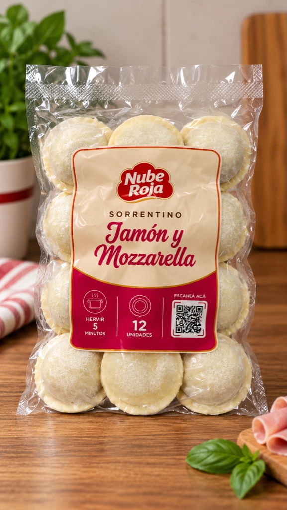 Sorrentinos Jamón y Mozzarella