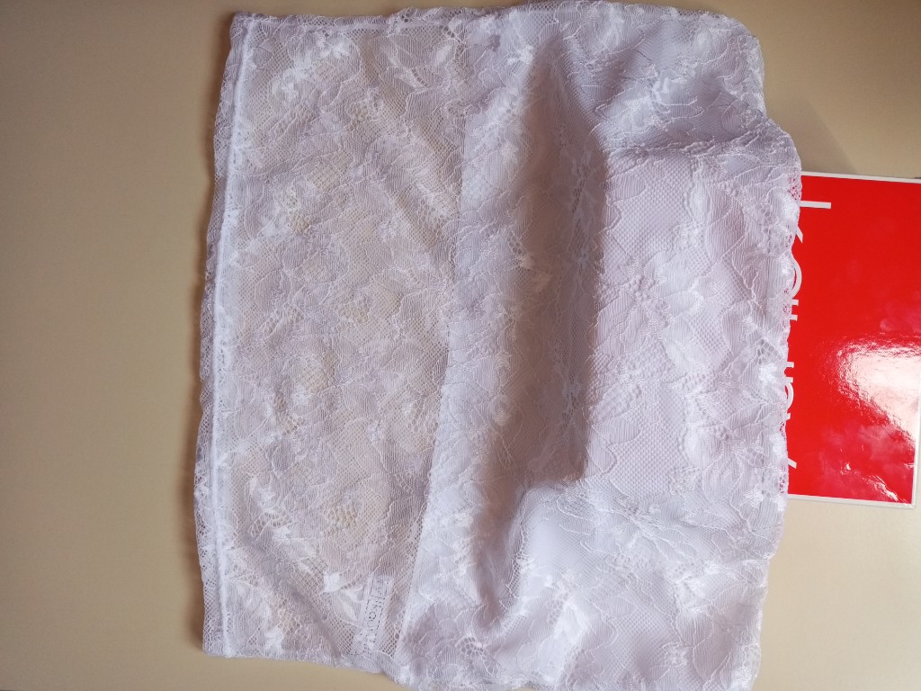 Top blanco encaje t.3