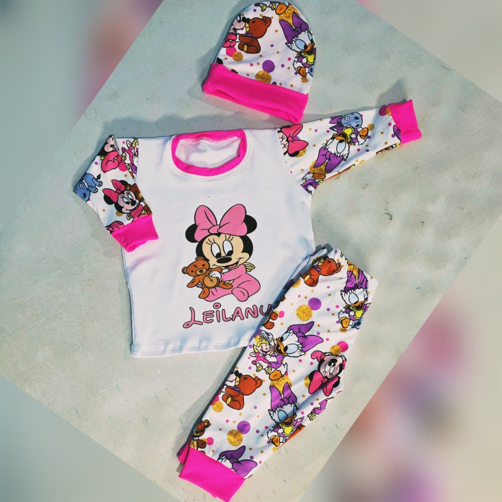 Pijama Minnie Mouse con gorro