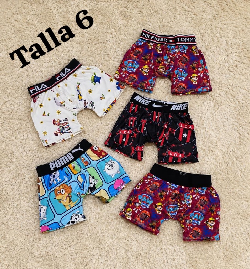 5 boxer talla 6